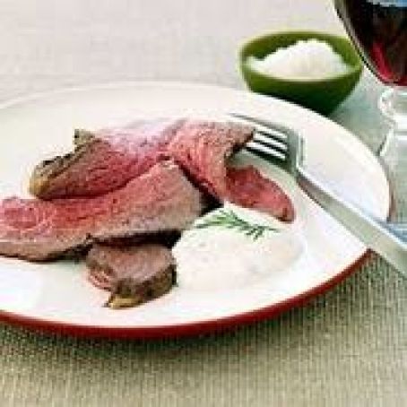 Greek-style Leg of Lamb with Yogurt Sauce 7pts