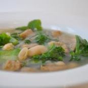 Chicken Sausage, Bean and Escarole Stoup