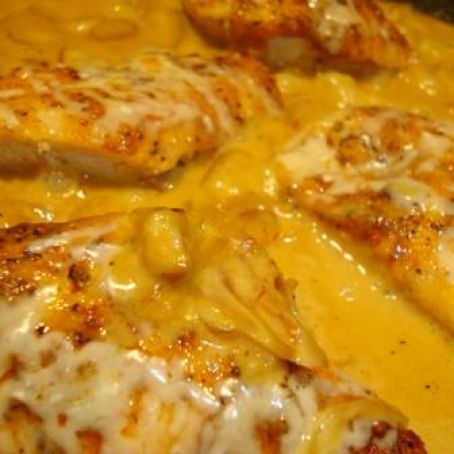 Chicken with Sumac Saffron Gravy