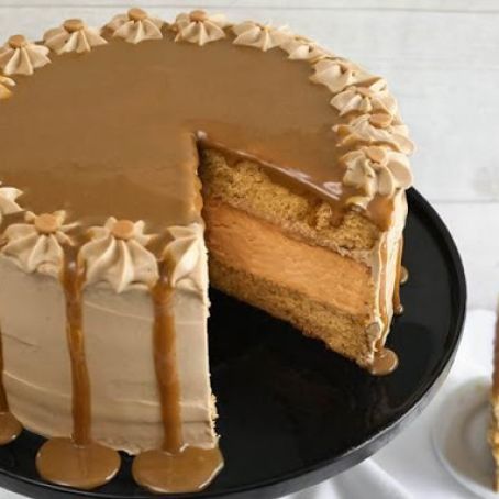 Butterscotch-Maple Cheesecake Torte