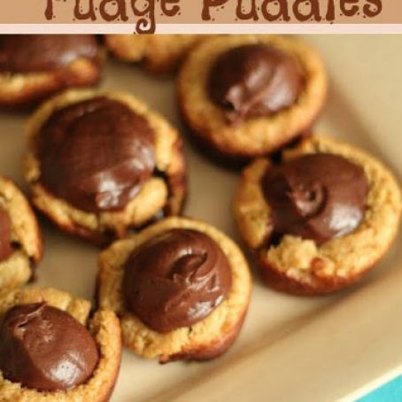 Peanut Butter Fudge Puddles