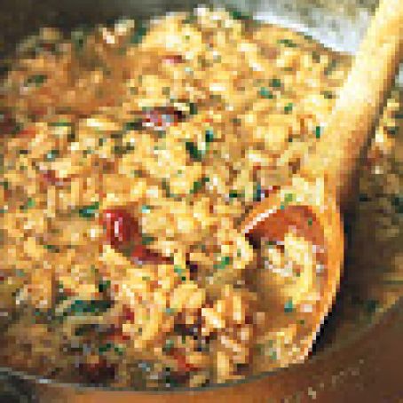 Sun-Dried-Tomato and Pesto Risotto