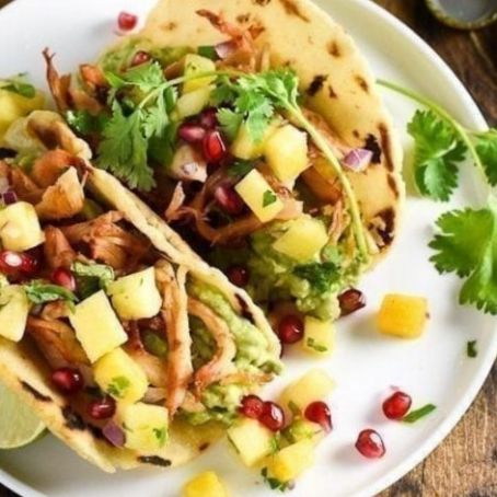 Rotisserie Chicken Tacos With Pineapple Salsa