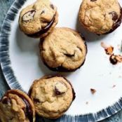 Ganache-Stuffed Chocolate-Chip Cookies