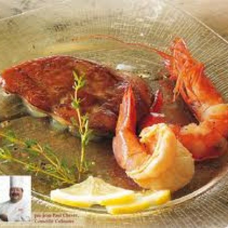 Foie Gras with Jumbo Shrimp