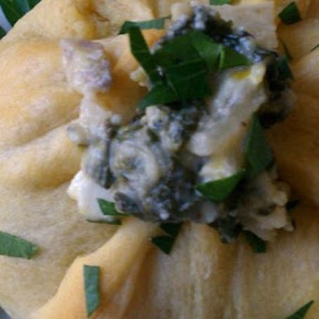 Chicken and Spinach Puffs