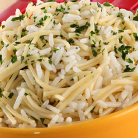 Arroz con fideos (Rice and fried noodles)