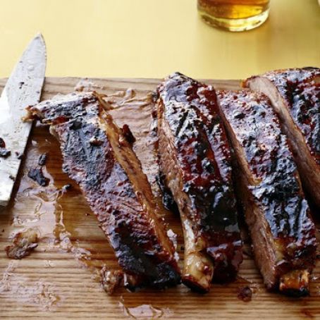 Chili-Glazed Pork Ribs