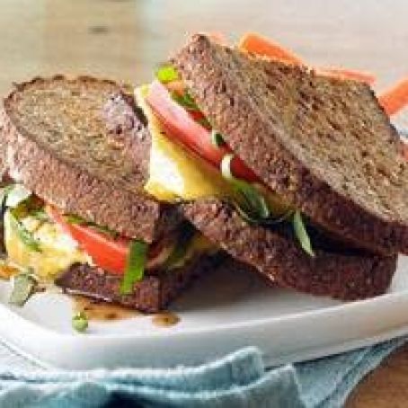 Bruschetta-style Grilled Cheese Sandwich