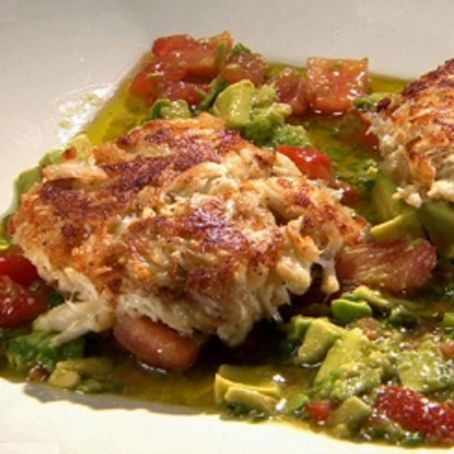 Crab Cakes with Avocado Salsa