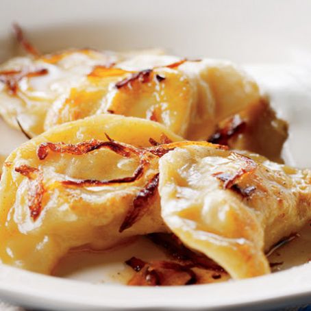 Homemade Pittsburgh Pierogies with Sour Cream