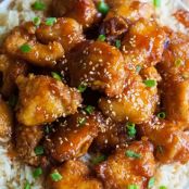 Sesame Chinese Chicken with Rice