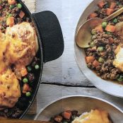 Beef Stew with Cheddar Biscuits