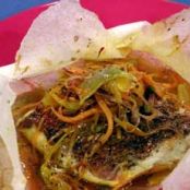ROUGHY*****Fish with Saffron and Orange en Papillote - 6 Points