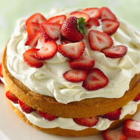 Strawberry and White Chocolate Buttercream Cake