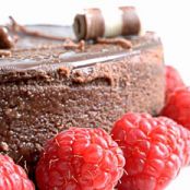 Chocolate-Raspberry Cheesecake