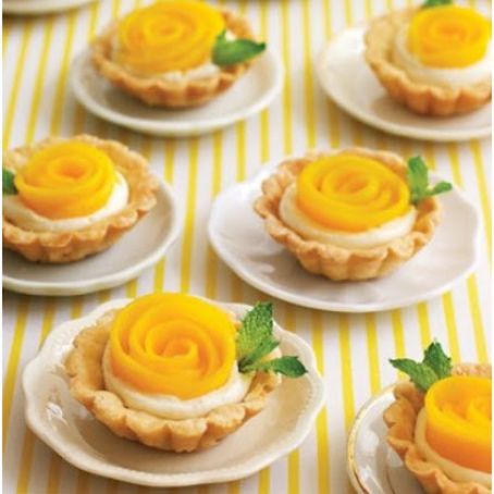 Mango Rosette Tartlets