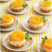 Mango Rosette Tartlets