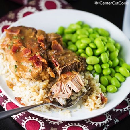 Slow Cooker Smothered Pork Chops