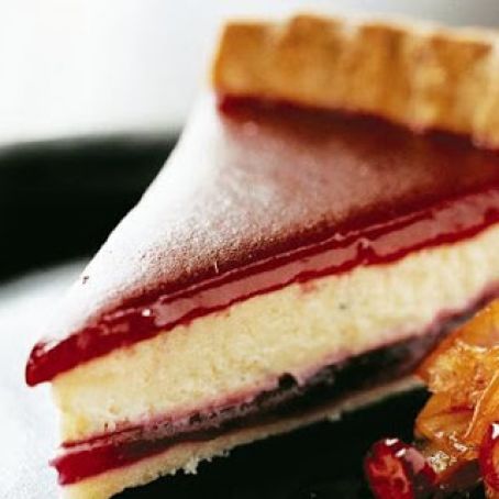 CRANBERRY EGGNOG TART