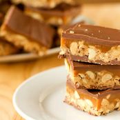 Homemade Snickers Bars