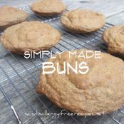 Simply Made Buns (Gluten Free/ Yeast Free/ Dairy Free/ Egg Free) | SANDI'S ALLERGY FREE RECIPES