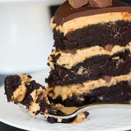 Peanut Butter Cup Overload Cake