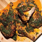 Grilled Chicken with Board Dressing
