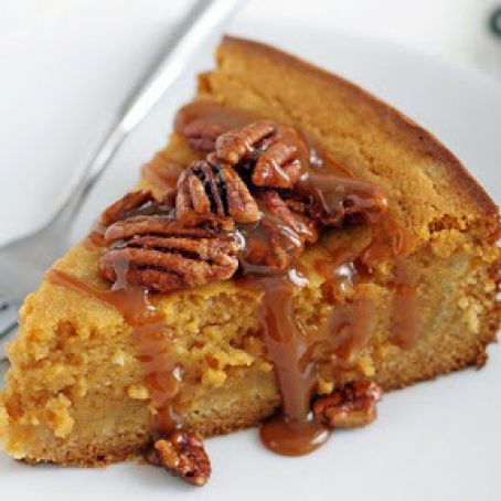 Gooey Pumpkin Butter Cake with Pecans