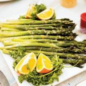 Roasted Asparagus w/ Orange Vin.