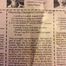 Heavenly Hawaiian Coconut Cake