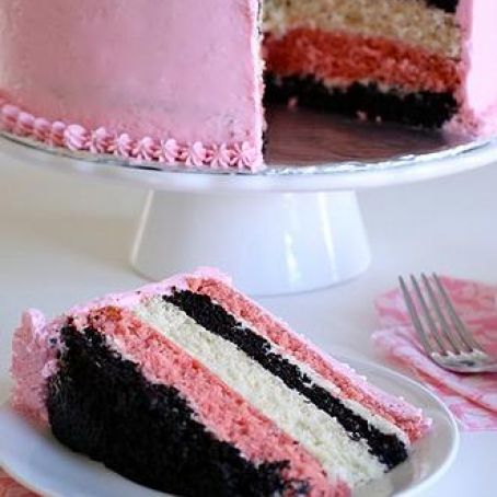 Neapolitan Layer Cake