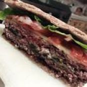 Sun-dried Tomato and Blue Cheese Burgers