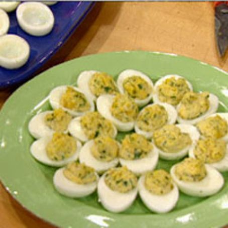 Crab-Stuffed Deviled Eggs
