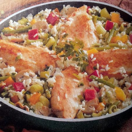Chicken Rice Skillet