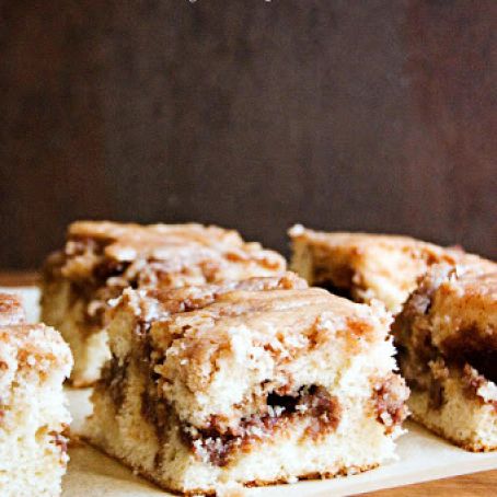 Cinnamon Roll Cake From Scratch Recipe Card