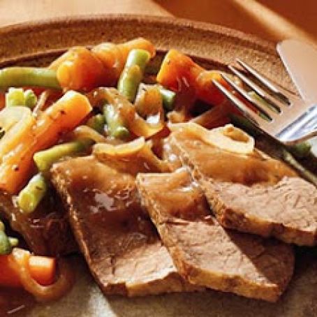 Garlic Wine Pot Roast