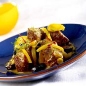 Lamb Tajine with Preserved Lemons and Black Olives