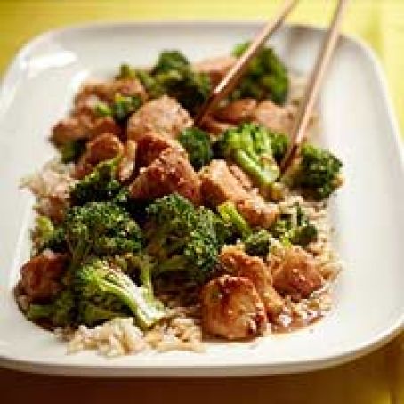 Sesame Chicken with Broccoli