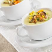 Seafood Chowder w/Crispy Bread Crumbs