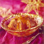 Mocha Bread Pudding with Caramel Sauce