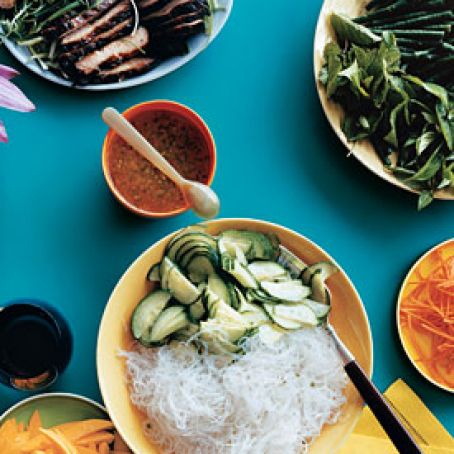 Cellophane-Noodle Salad with Roast Pork