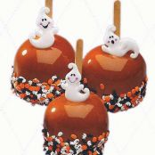 Caramel Halloween Apples