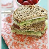 Cucumber and Avocado Sandwich