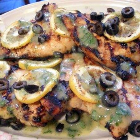 Grilled Lemon Chicken with Capers