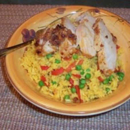 CHICKEN AND YELLOW RICE (Arroz con Pollo Valenciana)