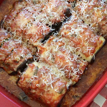Eggplant Rollatini with Spinach