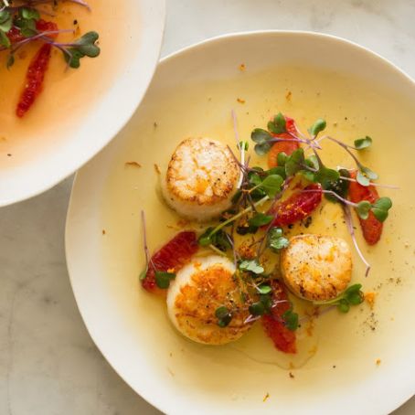 Citrus Seared Scallops