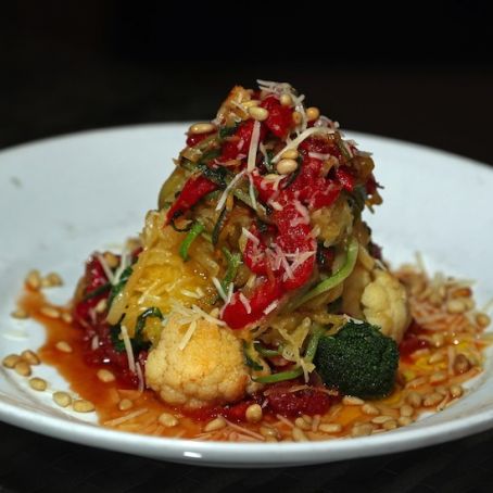 spaghetti squash and zucchiniVillage Tavern’s