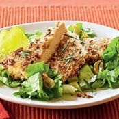 Walnut and Rosemary Oven-Fried Chicken